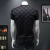 D252-6647P85 Fake Summer High Quality Mens brodé T-shirt à manches courtes