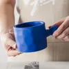 Cups Saucers Korea Style Ins Mug Ceramics Milk Coffee Cup Porselein thee Office Ice Water Groothandel