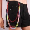 Ketens hiphop taille punk straat sleutelhals ketting metalen broek hangende lange broek hipster portemonnee riem sleutelhanger universiteit sieraden drop delive otncr