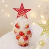 Decorações de Natal Ornamentos de árvore de plástico Mole e fofo Criativo Aprimore a atmosfera festiva decoração atraente de 3 cores