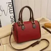 Lady Boston Bags Trendy Women's Sac Single Single Bodor Crossbody Handheld Perfo Wreil Small