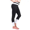 Yoga kläder sportkläder Kvinna Gym Stitching Leggings Mesh Training Women Trouse för fitness sportkläder