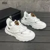 Casual Shoes Dad Simple Atmosphere Running Thick Soles Vibration Reduction Sports Daily Board ShoesA6