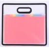 Mapp Ny bärbar A4 -mapp 12Layer Rainbow Accordion Case Organ Package Expanding Wallet Data File Ticket Clip Office Supplies