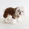 Vêtements de chien passionné de chocolat ours à quatre pattes à quatre pattes