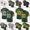 10 amor 8 Josh Jacobs Jersey de futebol Christian Watson Jaire Alexander Aaron Jones Lukas van Ness Jayden Reed Luke Musgrave Tucker Kraft Romeo Doubs Rashan Gary