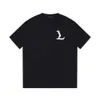 Mężczyzn T Shirt Designer T koszule męskie damskie letnie litery szczotki szczotki graficzne mody okrągły szyję