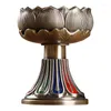 Bandlers Votive Golden Metal Holder Stand Wax Aromatic Decorative Lotus Tray Candabros Home Decoration AB50ZT