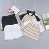 Kids Clothing Boys Sommerset 2024 Kleidungsstücke neue koreanische Baby -Kurzärmel -Kinder Sommer zweiteilige Set