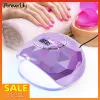 Kits 78w Uv Lamp Nail Dryer Colorful Mirror Diamond Nail Lamp Pro Uv 39leds Nail Gel Quick Dry Device for Manicure Timer Lcd Display