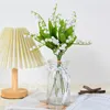 Fleurs décoratives Bouquet de mariage Bouquet Artificiel Lily of the Valley Plastic Flower Fake Hand