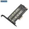 Cards Kartoman Pcie to M2 Hard Disk Adapter Expansion Cards Pcie X4 3.0 M.2 Ssd Sata/nvme Protocol Ngff M Key/b Key/b&m Key Computer