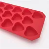 14 BUROS Coração romântico em forma de coração 3D Bolo de chocolate molde Bakeware Silicone