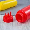 Storage Bottles Salad Jar Holes Tools Container Seasoning Condiment Squeeze Dispenser Ketchup Sauce 3 Bottle Kitchen Dressing Mustard