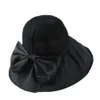 Storing for Women with Large Eaves, Anti UV Black Glue Beach Sun Hats, Folding Mesh Hats