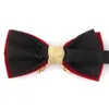 Bow Ties Wedding Tie Heren dames volwassen stropdas Crav -heren Tie Party Tie Zwart en witte stropdas C240412