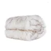 MANUDAS Invierno Outumn Faux Fur Blanket Mank Mink Bedding 2 Ply Ply Plan