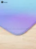 Maty do kąpieli lawendowe fioletowe niebieskie akwarelowe mata gradientowa dywan bez poślizgu