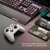 Игровые контроллеры Joysticks GameIR T4 Pro White Edition Bluetooth Game Controller 2.4g Беспроводная плата для Switch PC Мобильные облачные игры Q240407