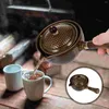 Teaware Sets Automatic Teapot Portable Water Kettle Practical Side Handle Steeper Ceramics Travel Serving Tool Set Cup