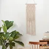 Arazzi Beau -macrame muro appeso a mano art macrame ara ad arazzo con nappa