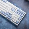 Аксессуары Kjoew 133 клавиши xda profile Cakecap Theck Theme Theme Pbt Клавички милые аниме крышки клавиш PBT для механической крышки клавиатуры