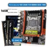 Moderbrädor x99 Ställ in moderkortsluckor LGA20113 USB3.0 NVME M.2 SSD Support DDR4 REG ECC Memory and Inter Xeon E5 2640 V4 Processor