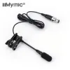 マイクは角度を調整します!! Lavalier Lapel Conscenser Microphone Metal Double Clip 4 Pin Mic for Shure Wireless Transmitter 4pin xlr ta4f