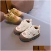 Första vandrare Baby Soft-Soled Non-Slip Toddler Shoes 0-1-2-3 Winter Cotton Drop Delivery Kids Maternity Otesu