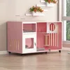 Cat Carriers Solid Wood Cages Four Seasons General Cats Nest Comfortable Villa Semi-enclosed Kitten House Indoor Homestay Pet Cabinet