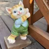 Arts and Crafts Resin Door Stops Door Plus Door Stopper Artificial Animal Ornaments arden ate Windproof Blow Retainer Sculpture Statue CraftsL2447