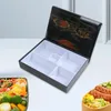 Japońskie pudełko bento z pokrywką lunchu na biznes sushi sos ryżowy dom