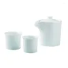 Teaware Sets Celadon Travel Tea Set Jingdezhen Ceramic One Pot Two Cups Household Chinese Portable Express Cup Cover