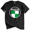 Men's T Shirts Summer Mens Black T-shirt Puch Bicycles Automobiles Color Size S To 3XL Tshirt Cotton Tee-shirt Male Tees