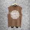 Basketbal tops mannen zomer cotta mouwloos vest maak oude designer t -shirt casual street tees oversized snelle droogtanks voor jongere