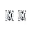 S925 Boucles d'oreilles de style coréen argenté Sparkling High Carbone Cut Diamond Studs Chic Bijoux de mode ACCESSOIRES ÉLÉGANT