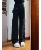 Jeans para mujeres Y2K Mujeres vintage Corea de Streetwear de gran tamaño Estética de carga Pantalones de cabeza de pierna ancha Men Alt Cloth