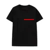 Mens Casual Print Beach Creative T-shirt andningsbar t-shirt Fit Neck Kort ärm Male Black White T-shirts