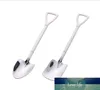 2pcSset en acier inoxydable Pheillette de cuillère à café Cake Ice Cream Spoon Engineering Retro Retro Cute Square Head Spoon Kitchen Gadget3952769