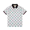 2024 Wysokiej jakości męskie koszulki Polos Patchwork Mens Designer T Shird Casual Men Ubrania bawełniane koszulka moda