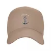 Bollmössor Personlig kapten Anchor Baseball Cap Hip Hop Kvinnor Justerbara Nautical Sailor Adventure Dad Hat Summer