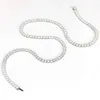 Partihandel Fabrikspriset Iced 2mm 16/18/20/22/24 tum VVS Sterling Sier Moissanite Tennis Chain