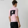 Herren-T-Shirts 2024 neuer Pro Short Seve Cycling Trikots Race Fit mit Italien Leichtgewichtig