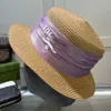 Top de créateur de mode Caps pêcheurs hommes hommes femmes chapeau de seau de seau de soleil d'été chapeau de paille délicat