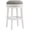 Alaterre Furniture Clara Swivel Counter Высота стула белый набор из 2 - элегантные и функциональные сидения для домашнего бара или кухонного острова