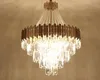 Pendant Lamp Duplex Building Luxury Crystal Chandelier Inomhusbelysning Justerbar höjd Modernt vardagsrum El Lobby Staircase 9075052