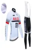 2021 Pro Team ARKEA Cycling Jersey 19D Bib Set White Bike Clothing Mens Winter Thermal Fleece Bicycle Clothes Cycling Wear2649559