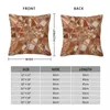 Pillow Copper Tan Metal Graphic Throw Pillowcase Couch Pillows Home Decor Items