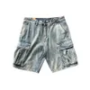 Heren shorts denim shorts heren heren zomer denim shorts Koreaanse mode kleding knie lengte straatkleding Bermuda shorts J240407