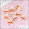 Pins Brooches Pins Piece Of Pizza Delicious White Love Personality Creative Badge Ornament Special Enamel Cartoon Lapel Denim 1133 Dh84Q